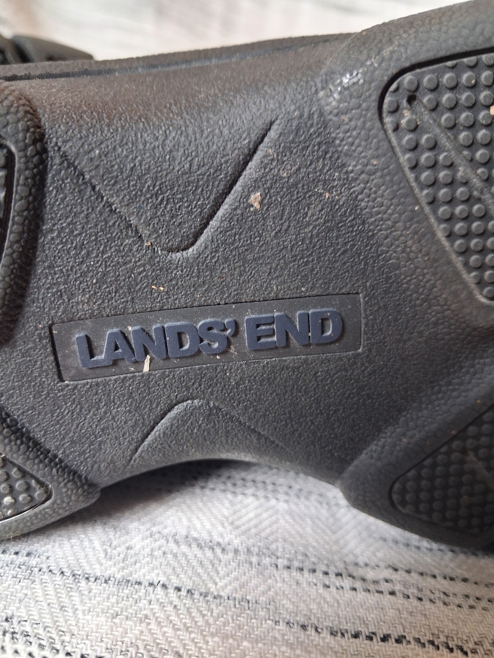 Lands End Womens Navy Slip-On Fleece-Lined Casual Clog - Picture 10 of 16